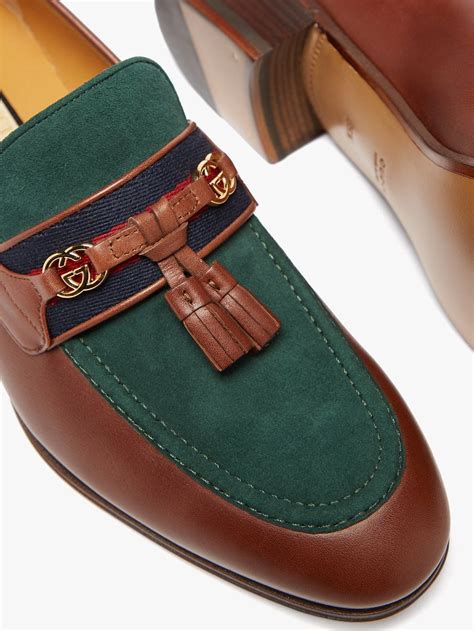 gucci paride loafer|Gucci suede loafer.